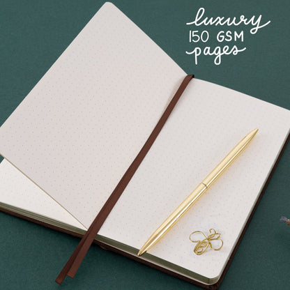 Tsuki ‘Honey Bee’ Luxury Travel Notebook ☾