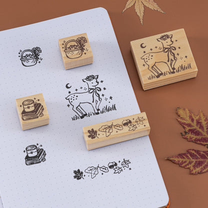 Tsuki ‘Forest Friends’ Bullet Journal Stamp Set ☾