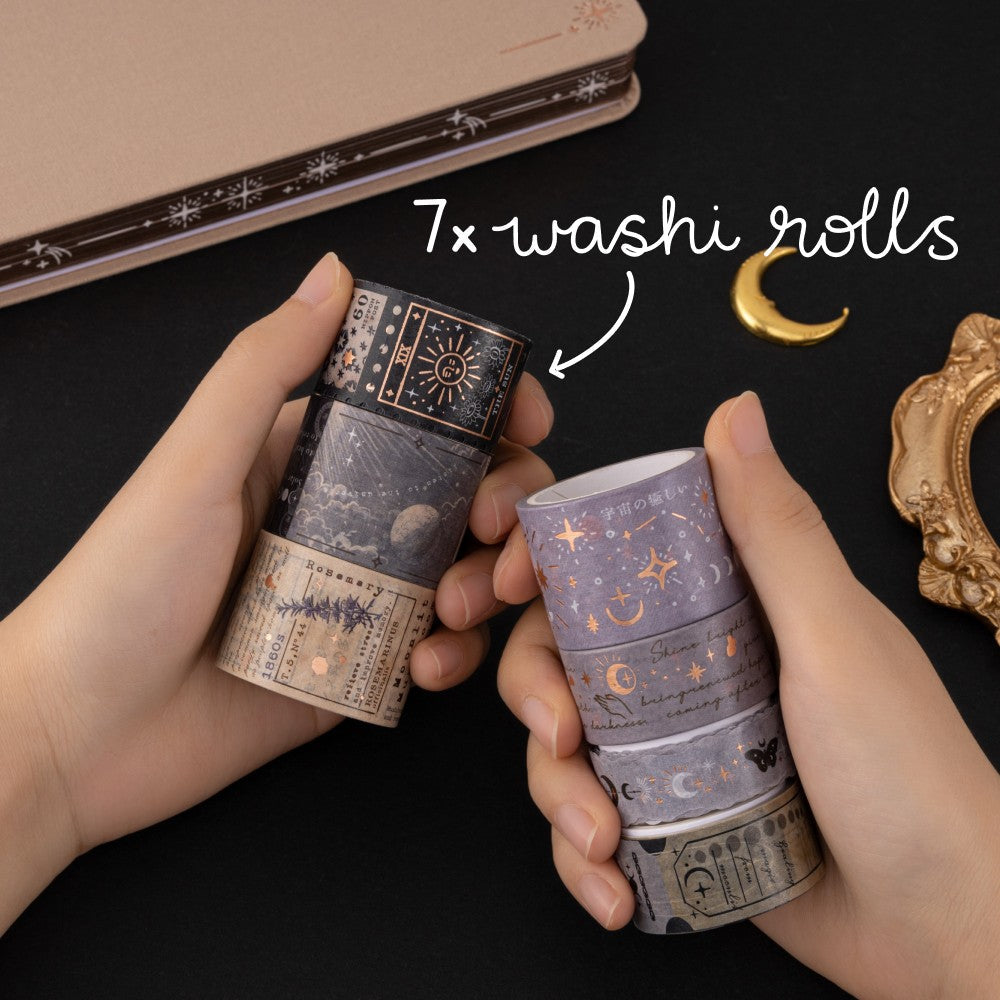 Tsuki ‘Moonlit Alchemy’ Washi Tape Set ☾