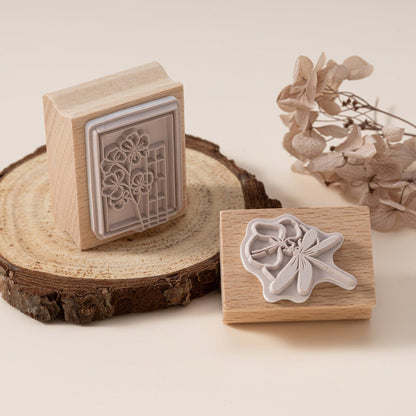 Hinoki - ‘Into the Summer’ Engraved Wooden Stamp Set