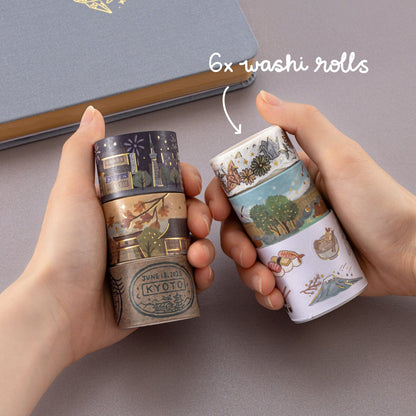 Tsuki ‘Journey in Japan’ Washi Tape Set ☾