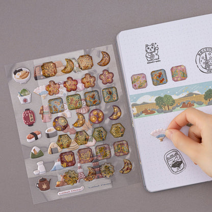 Tsuki ‘Journey in Japan’ 3D Sticker Set ☾