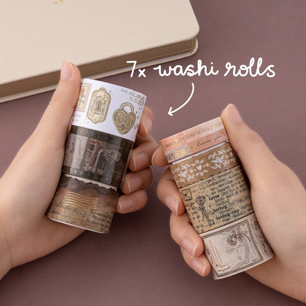 Tsuki ‘Love Lock’ Washi Tape Set ☾