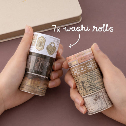 Tsuki ‘Love Lock’ Washi Tape Set ☾