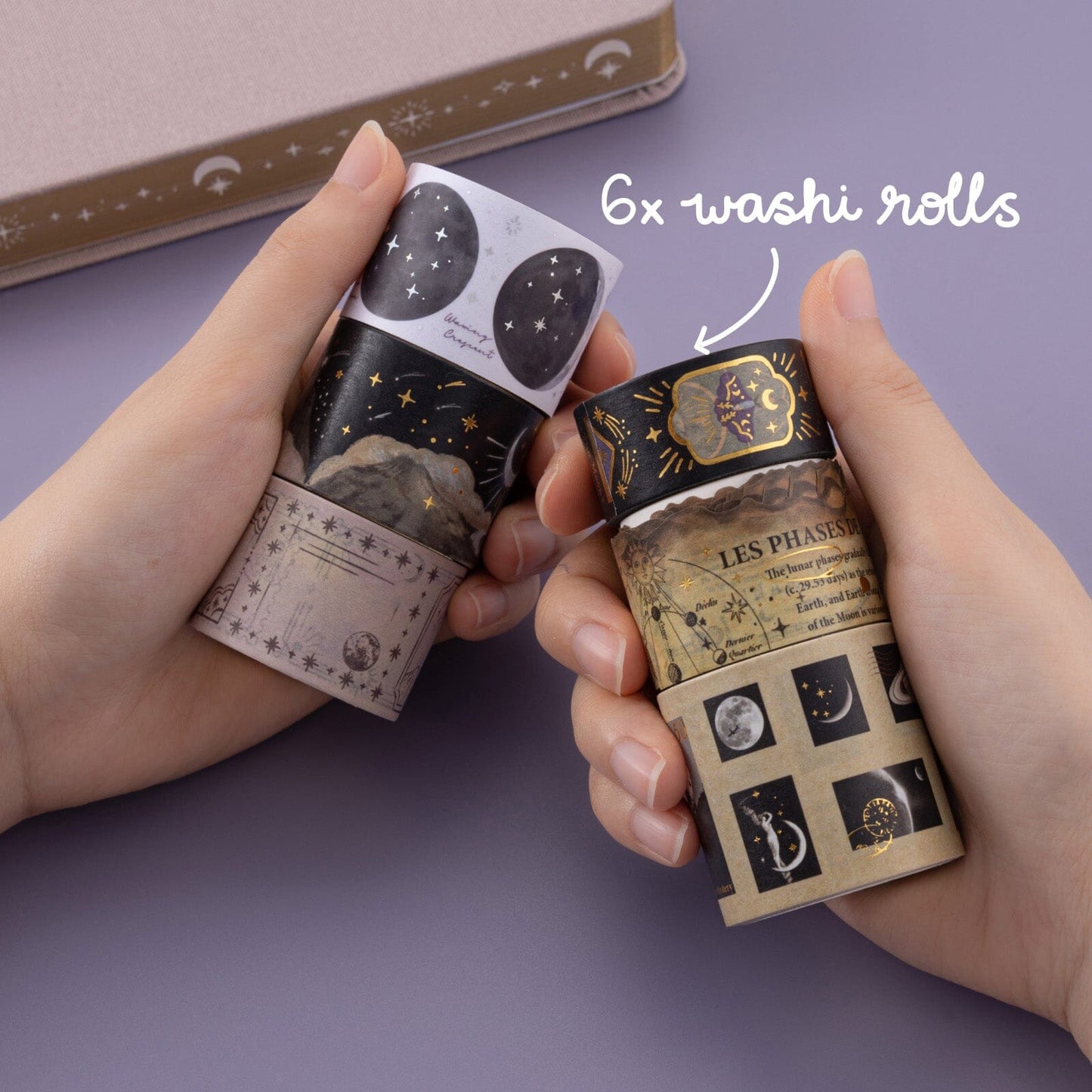 Tsuki ‘Lunar Mystery’ Washi Tape Set ☾