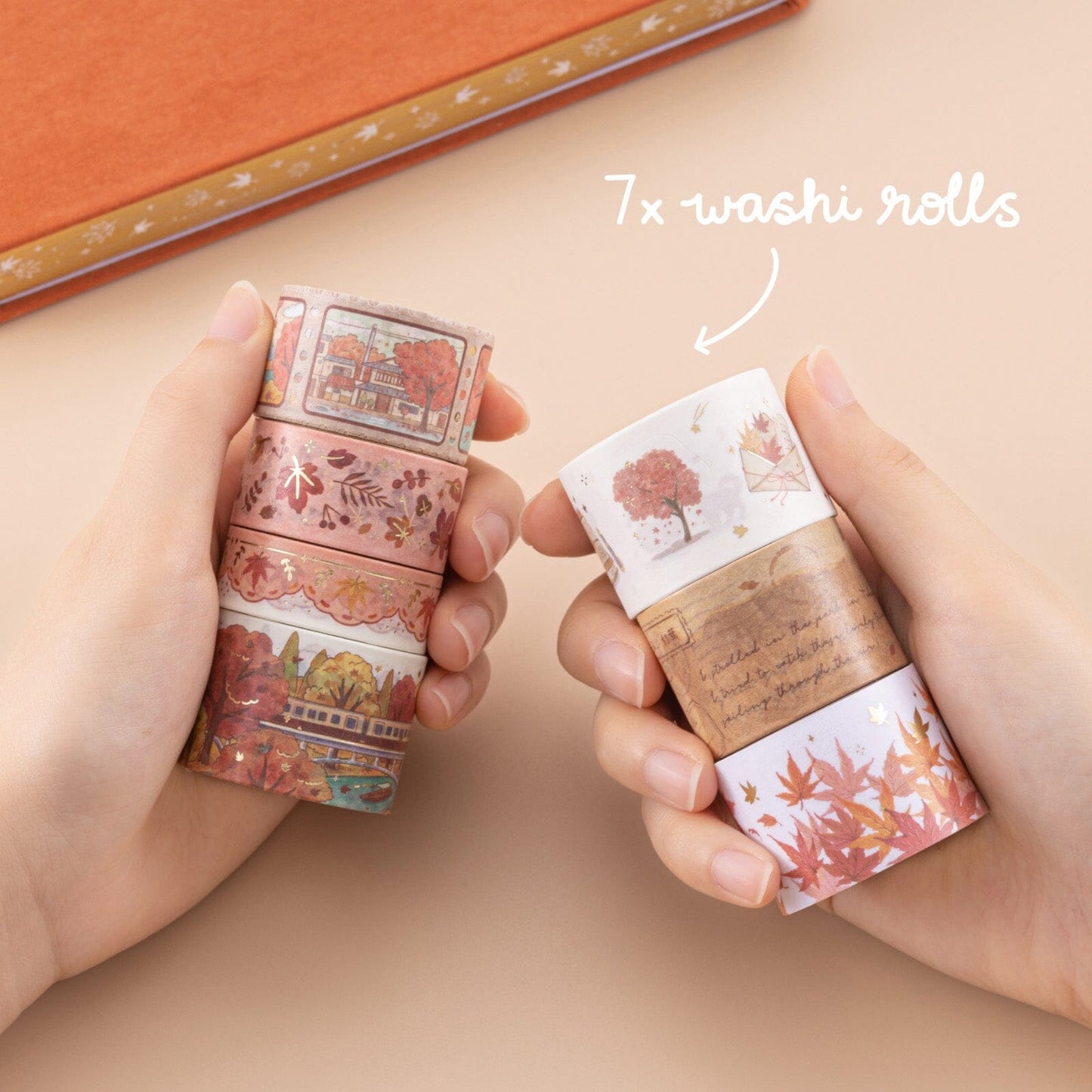 Tsuki ‘Maple Journey’ Washi Tape Set ☾