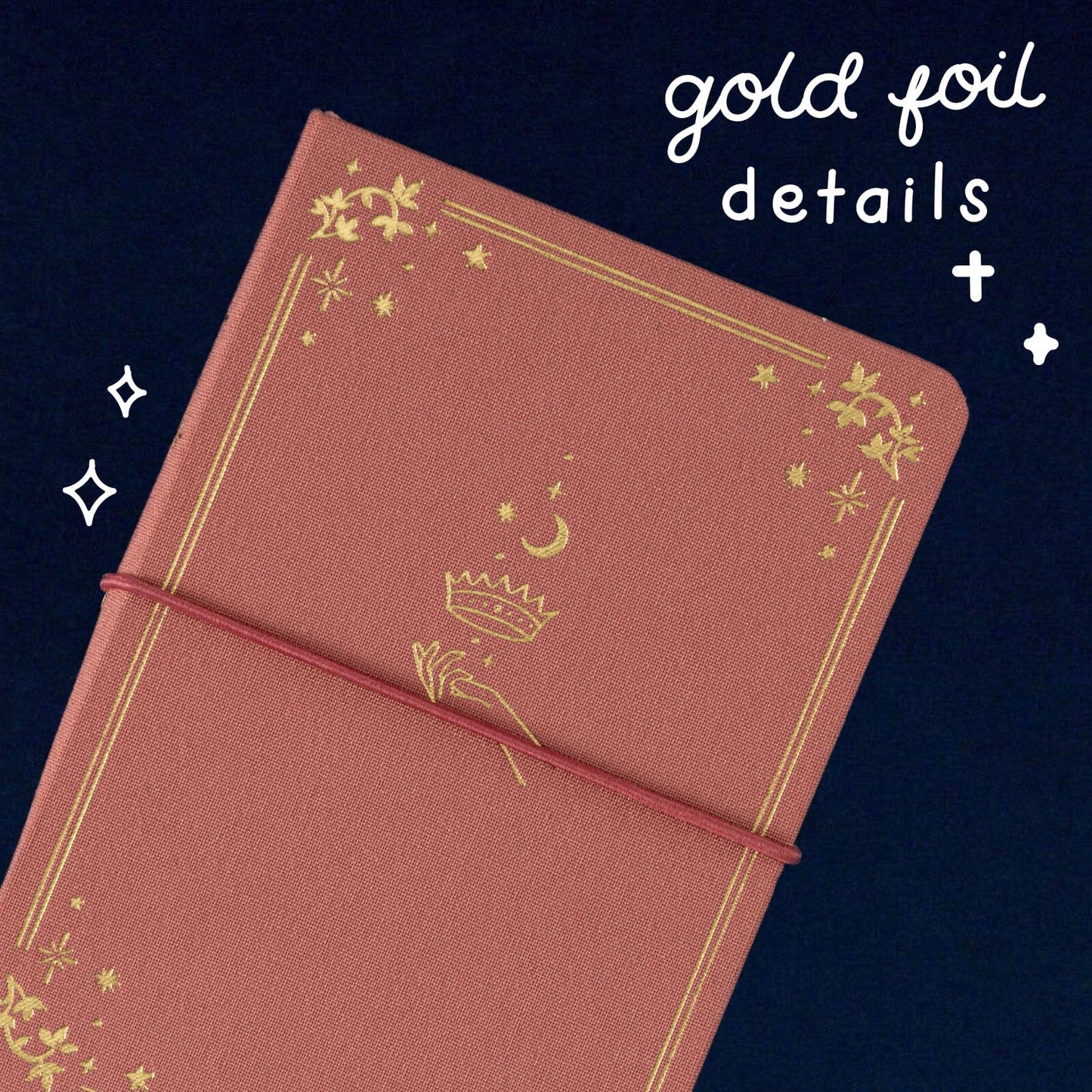 Tsuki ‘Starlit Crown’ A6 Travel Notebook ☾