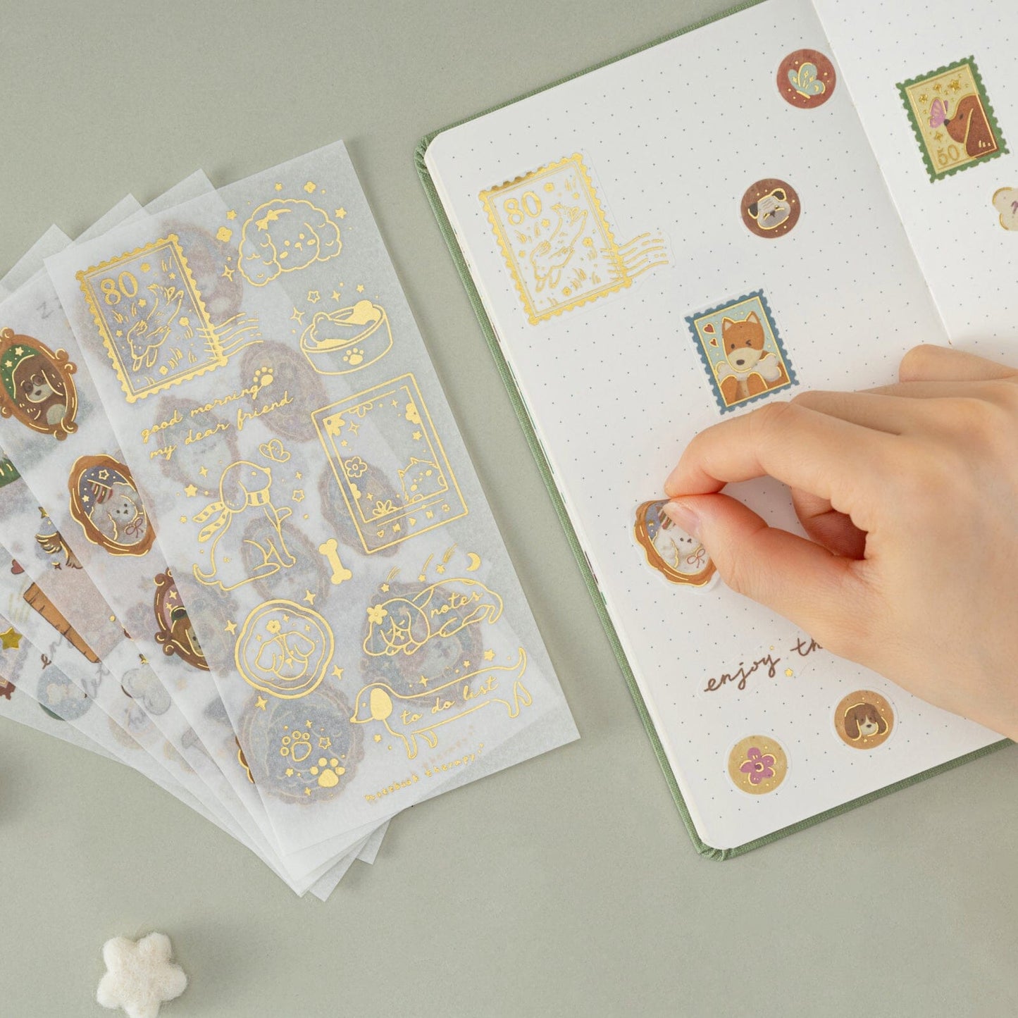 Tsuki ‘Puppy Life’ Sticker Set ☾