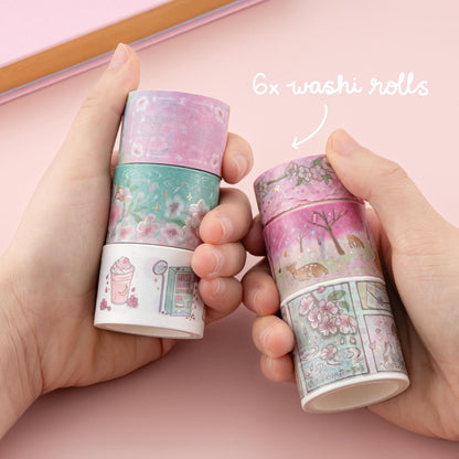 Tsuki ‘Sakura Days’ Washi Tape Set ☾