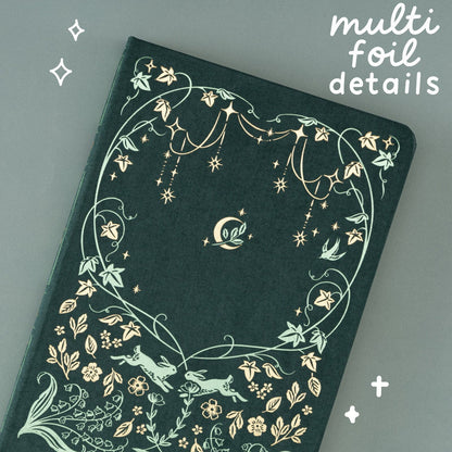 Tsuki ‘Luminous Garden’ Limited Edition Kraft Paper Bullet Journal in A5 ☾