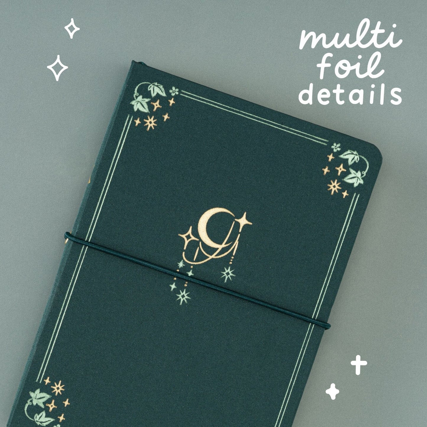 Tsuki ‘Moonlit Garden’ A6 Travel Notebook ☾