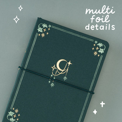 Tsuki ‘Moonlit Garden’ A6 Travel Notebook ☾