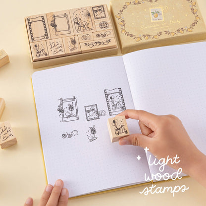 Tsuki ‘Summer in Italy’ Bullet Journal Stamp Set ☾