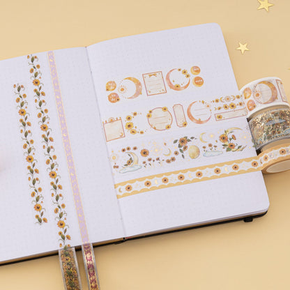 Tsuki ‘Summer Moonflower’ Washi Tape Set ☾