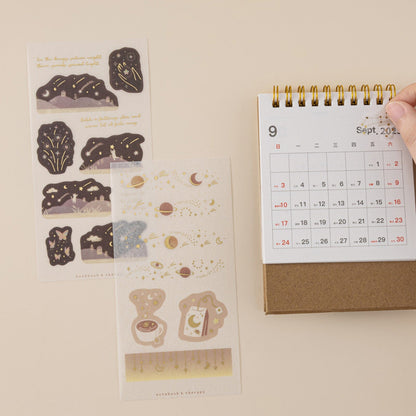 Tsuki ‘Galaxy + Stars’ Sticker Set ☾