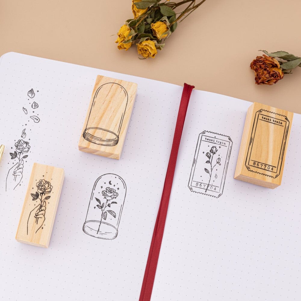 Tsuki ‘Vintage Rose’ #2 Large Stamp Set ☾