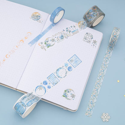Tsuki ‘Winter Moonflower’ Washi Tape Set ☾