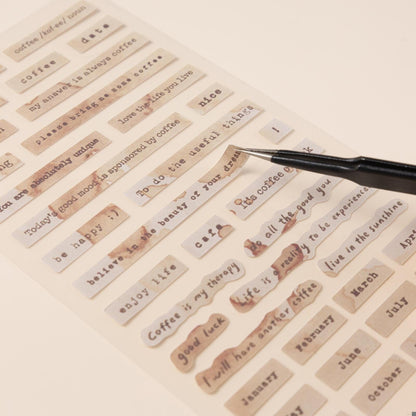 Hinoki - ‘Into the Cafe' Sticker Set