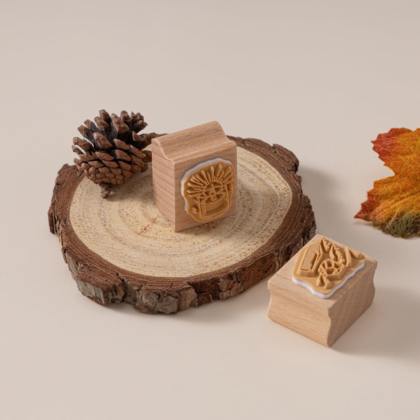 Hinoki - ‘Into the Enchantment’ Engraved Wooden Stamp Set