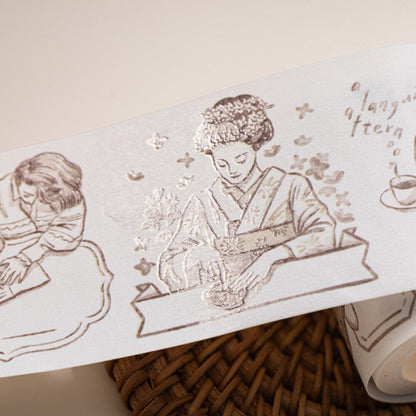 Hinoki - ‘Into the Tea Room’ PET + Washi Tape Set