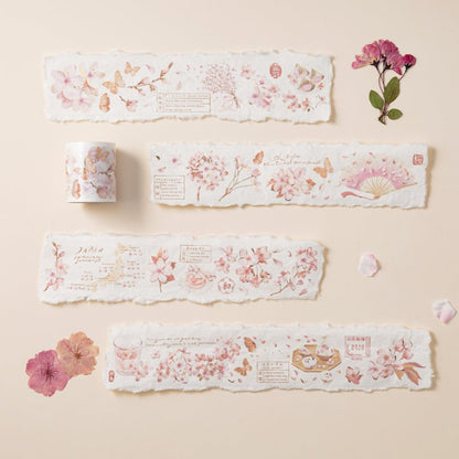 Hinoki - ‘Into the Blossom’ Decorative PET Tape Set