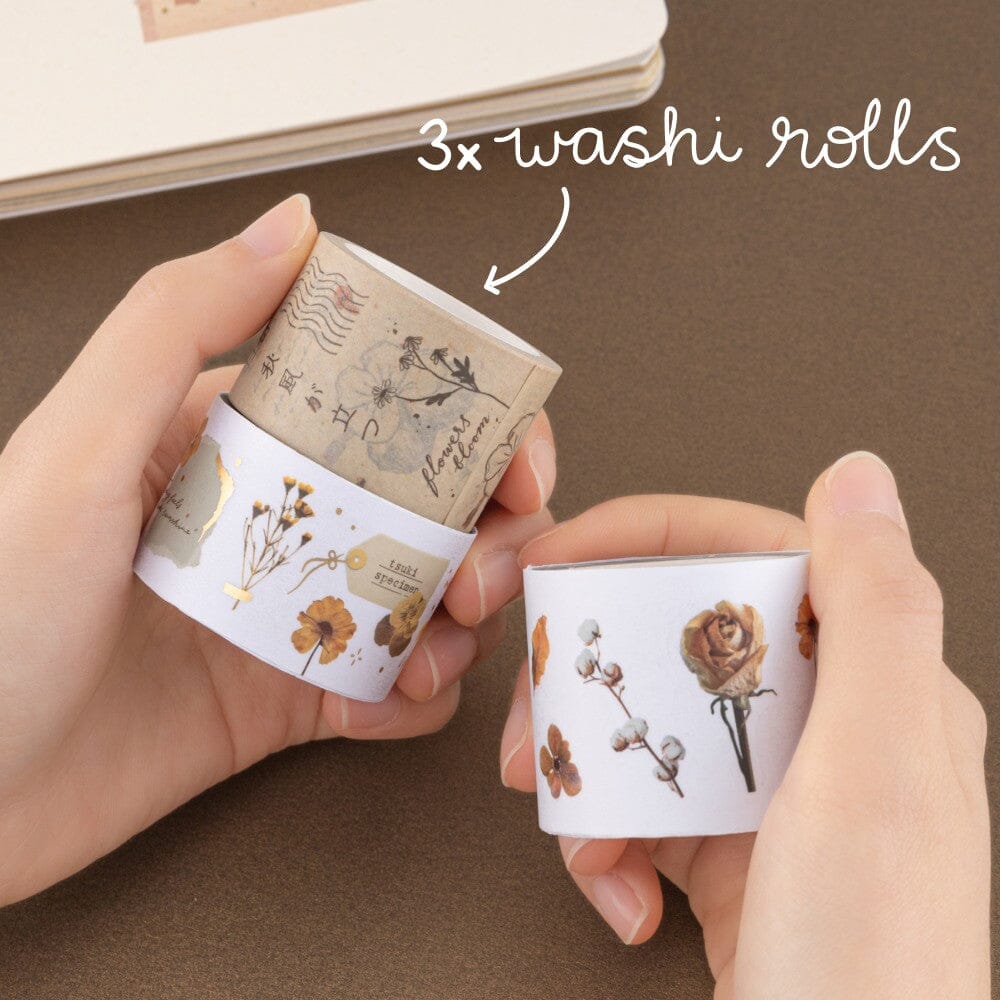 Tsuki ‘Junk Journal’ Washi Tape Set ☾