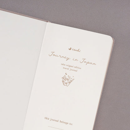 Tsuki ‘Calm Origami’ Travel Notebook ☾