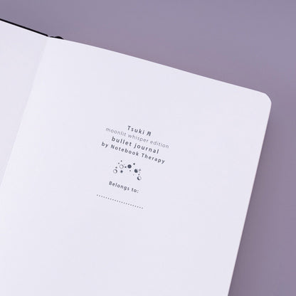 Tsuki ‘Moonlit Whisper’ Limited Edition Luxury Bullet Journal  ☾