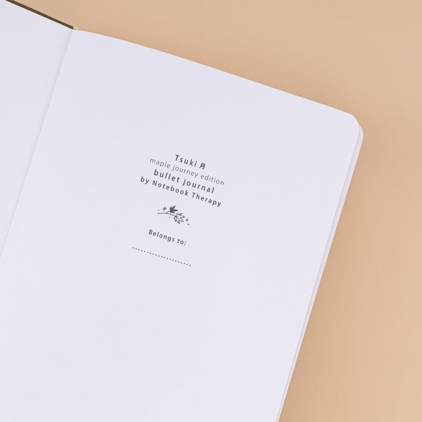 Tsuki ‘Maple Journey’ Limited Edition Bullet Journal ☾