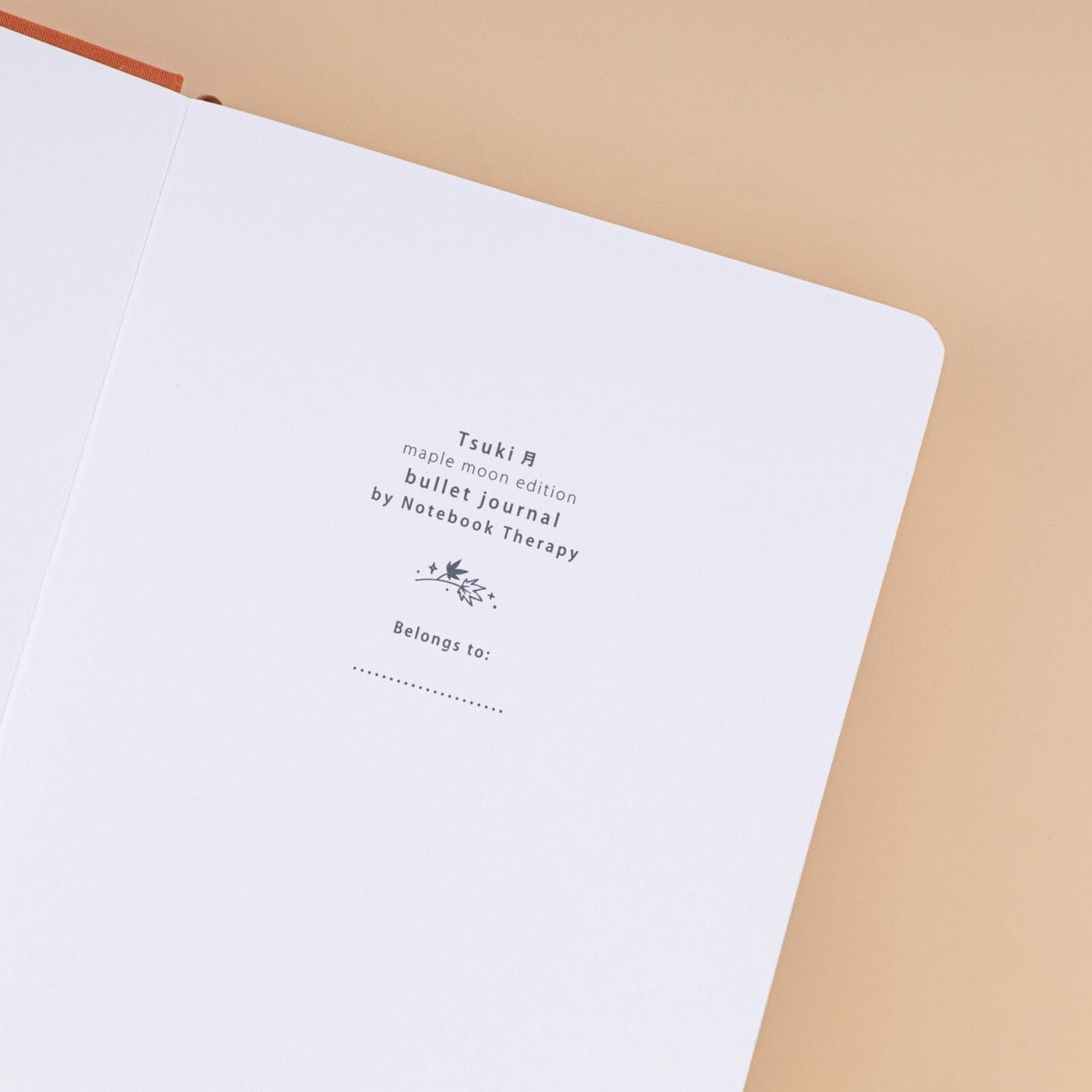 Tsuki ‘Maple Moon’ Limited Edition Bullet Journal ☾