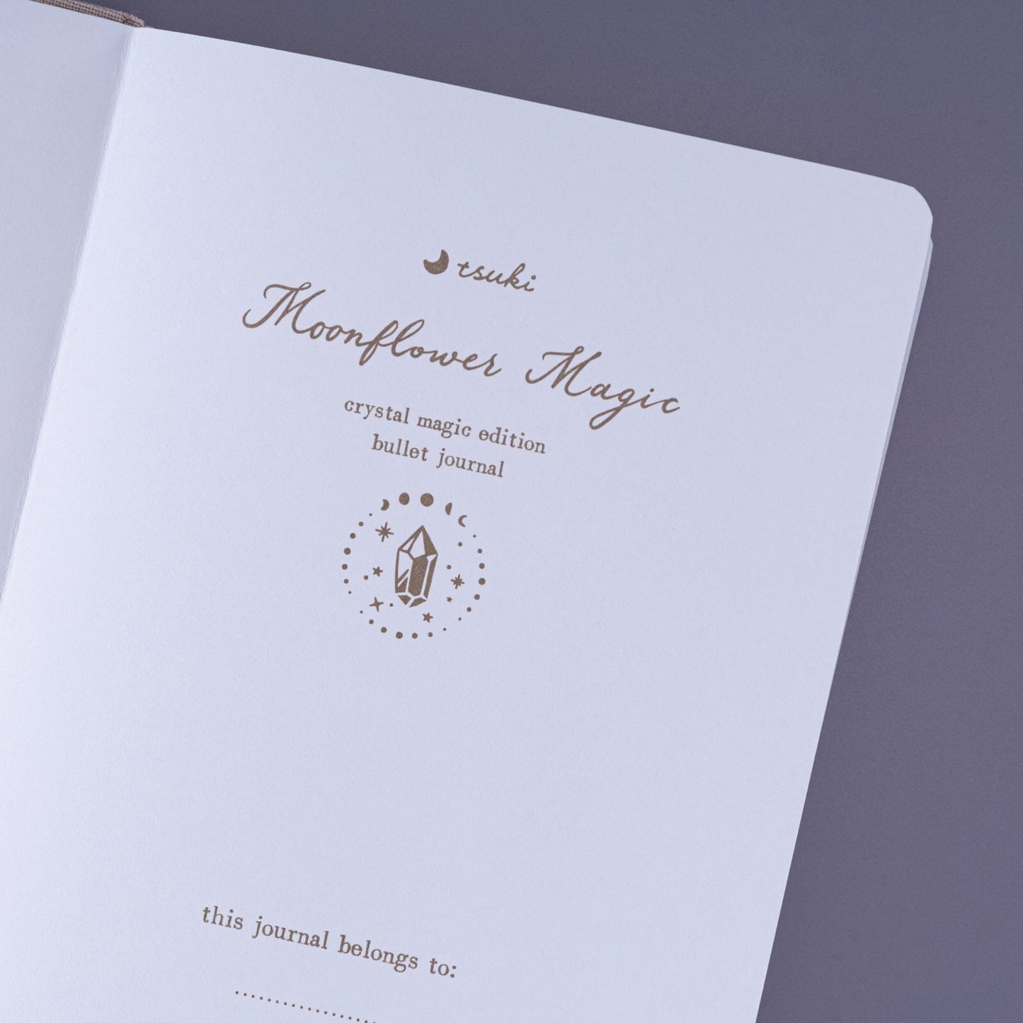 Tsuki ‘Crystal Magic’ Limited Edition Luxury Bullet Journal ☾