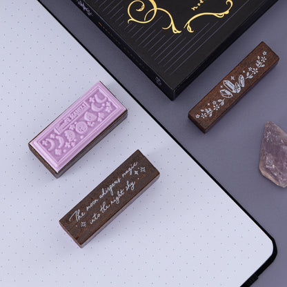 Tsuki ‘Moonflower Magic’ Bullet Journal Stamp Set ☾
