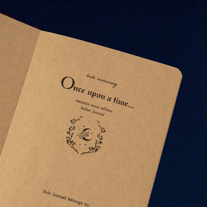 Tsuki ‘Majestic Moon’ Limited Edition Kraft Paper Bullet Journal in A5 ☾