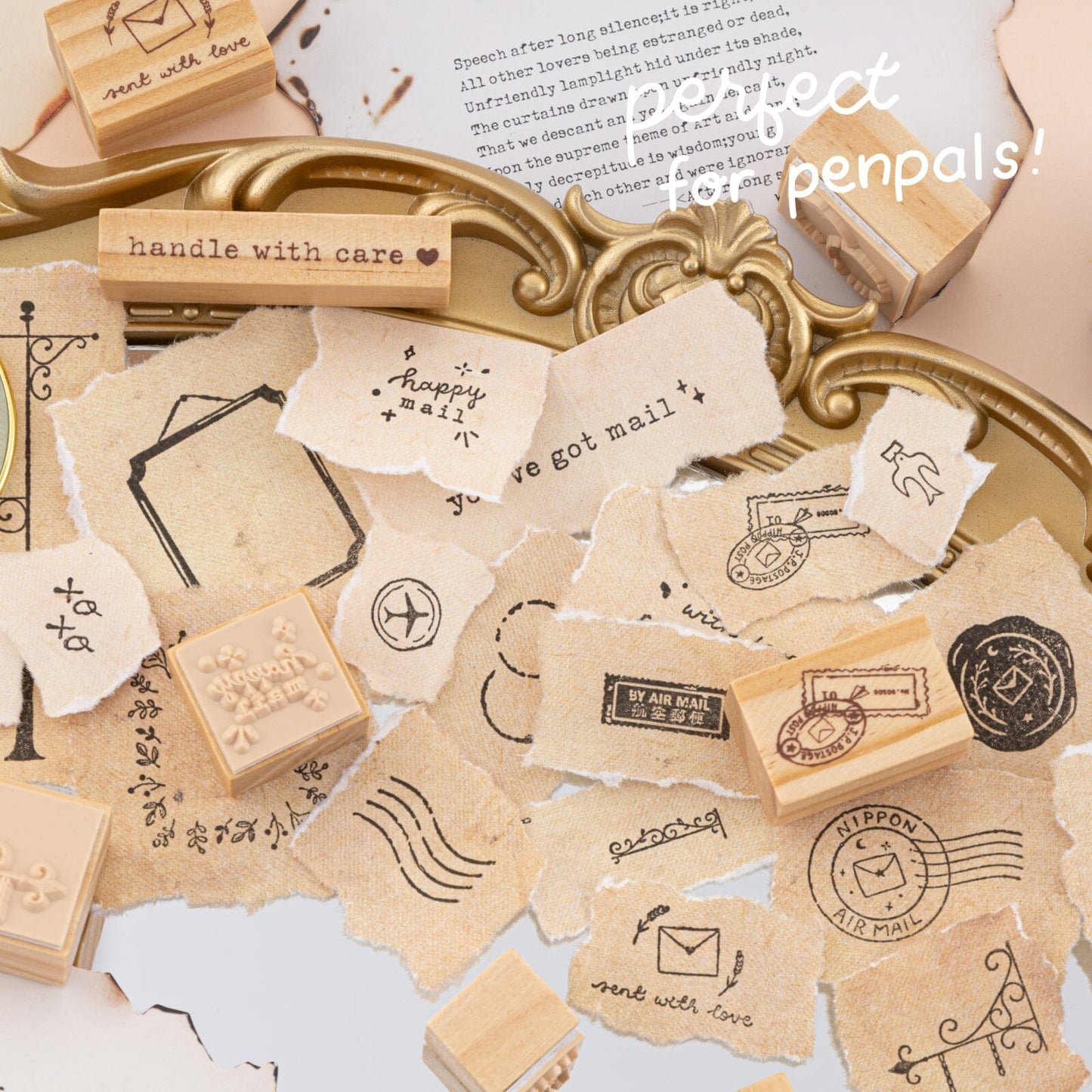 Tsuki ‘Our Letters’ Penpal Stamp Set ☾