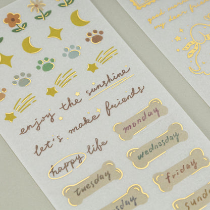 Tsuki ‘Puppy Life’ Sticker Set ☾