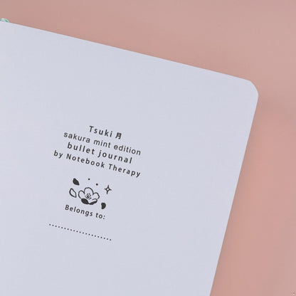 Tsuki ‘Sakura Mint’ A6 Travel Notebook ☾