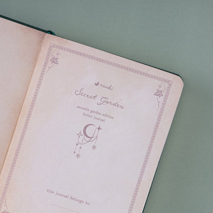 Tsuki ‘Moonlit Garden’ A6 Travel Notebook ☾