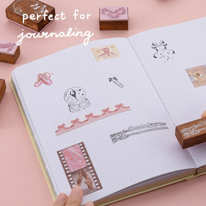Tsuki ‘Sweet Ballet’ Bullet Journal Stamp Set ☾