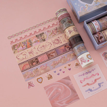 Tsuki ‘Sweet Ballet’ Washi Tape Set ☾