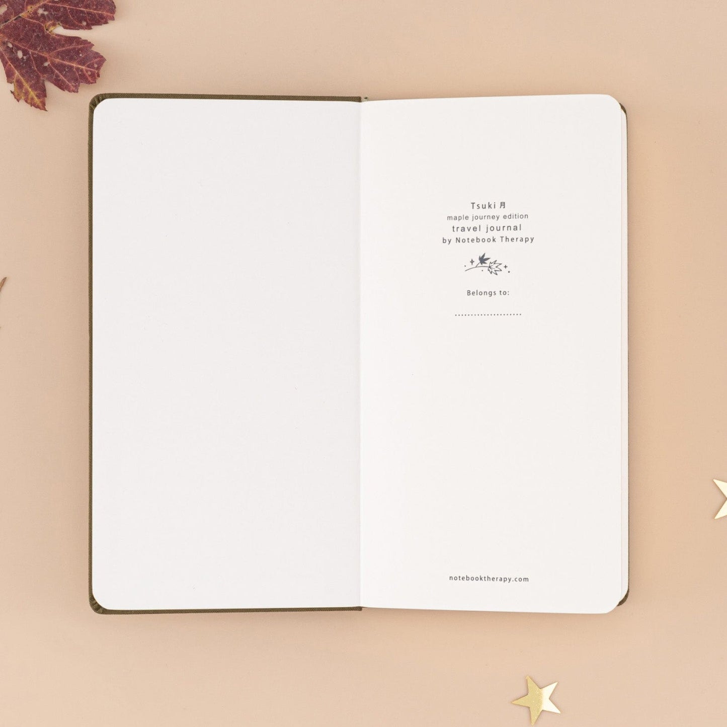Tsuki ‘Maple Journey’ Travel Notebook ☾