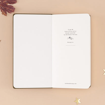 Tsuki ‘Maple Journey’ Travel Notebook ☾