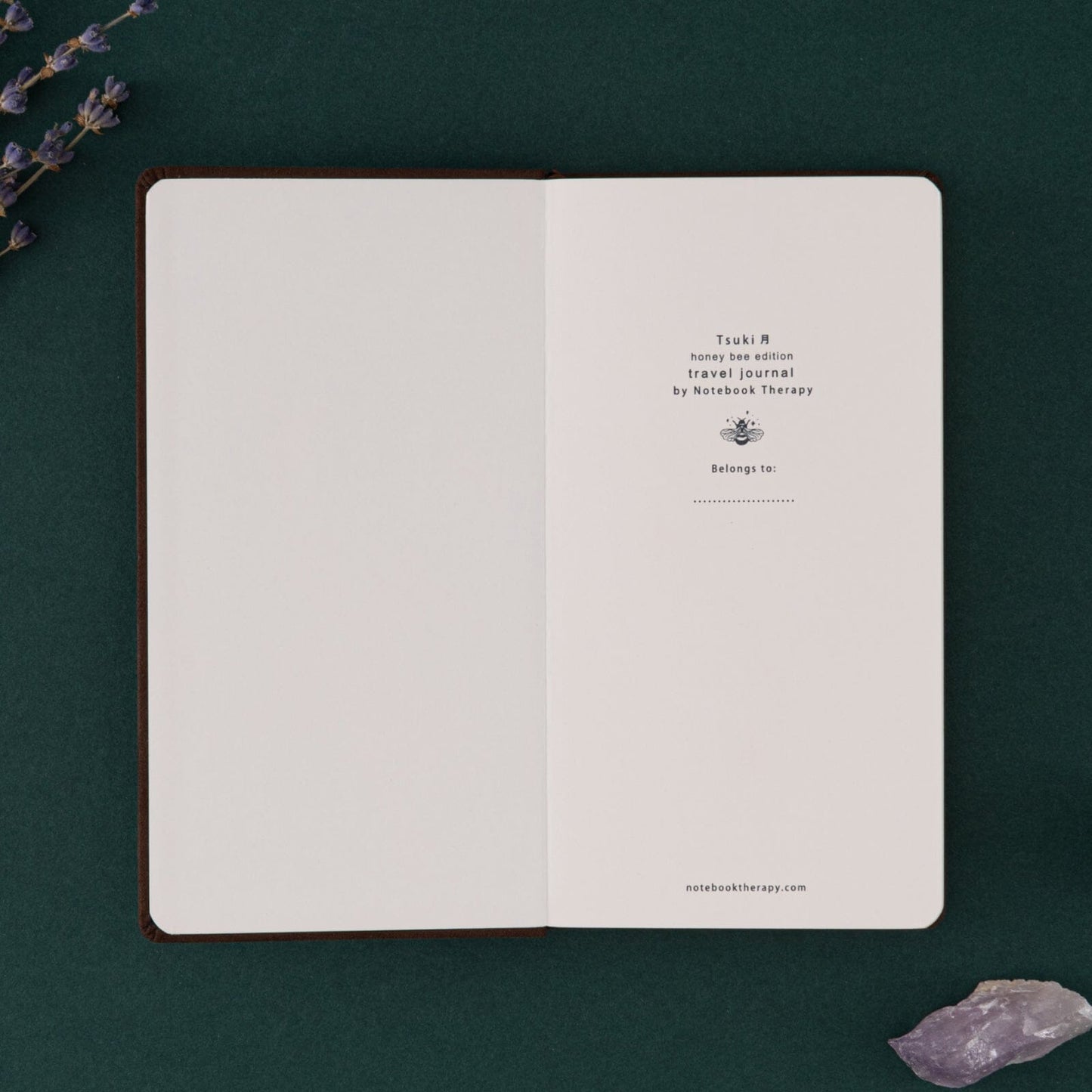 Tsuki ‘Honey Bee’ Luxury Travel Notebook ☾