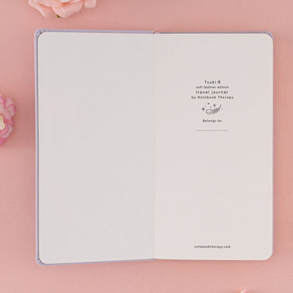 Tsuki ‘Soft Feather’ Luxury Travel Notebook ☾