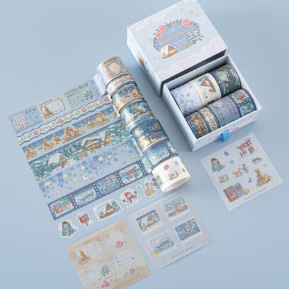 Tsuki ‘Winter Journey’ Washi Tape Set ☾