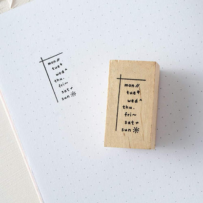 Tsuki Bullet Journal Tracking Stamp Set ☾