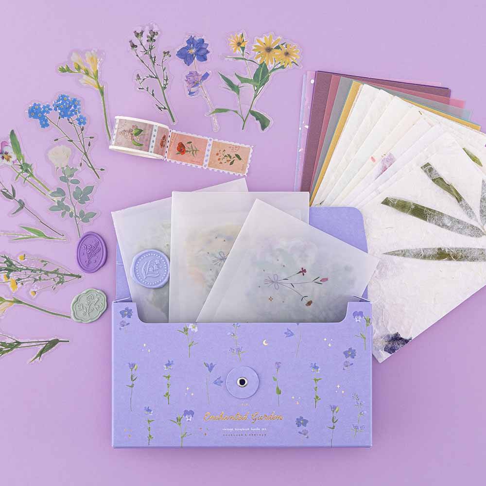 Tsuki ‘Enchanted Garden’ Scrapbook Sticker Set ☾