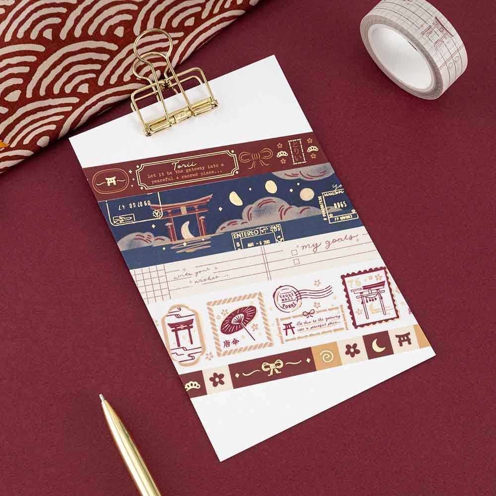 Tsuki 'Torii Edition' Washi Tape Set ☾