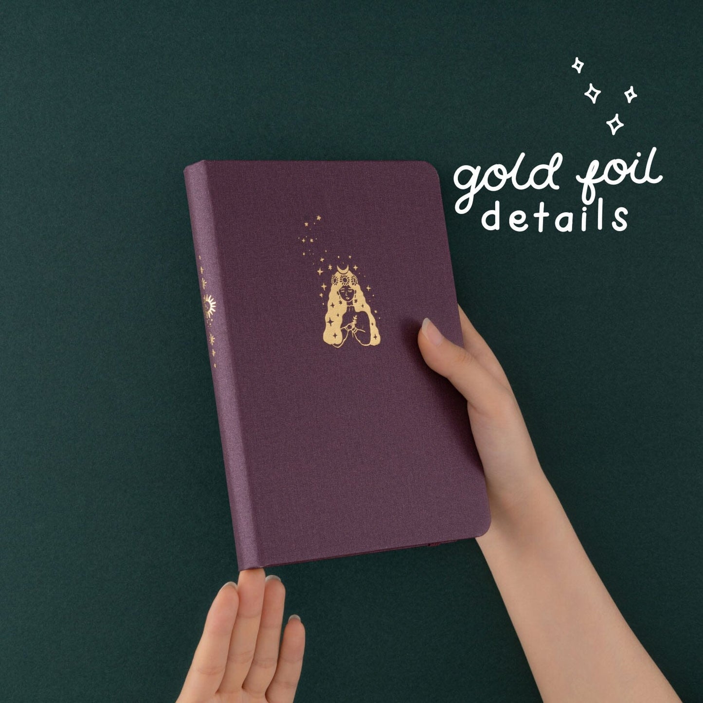 Tsuki ‘Summer Witch’ Limited Edition Glitter Linen Bullet Journal ☾