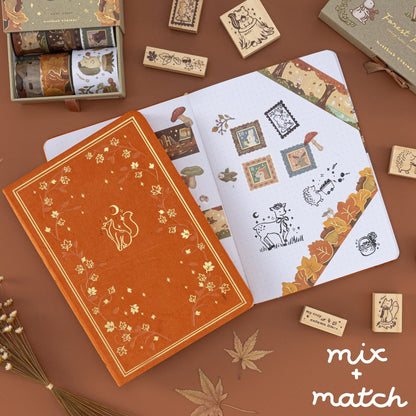 Tsuki ‘Forest Friends’ Bullet Journal Stamp Set ☾