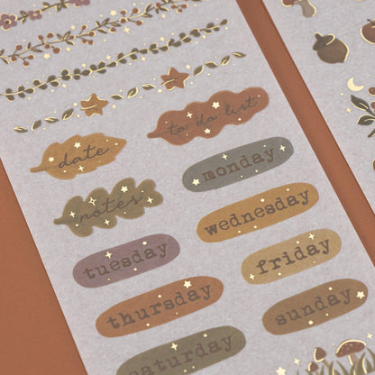 Tsuki ‘Forest Friends’ Sticker Set ☾